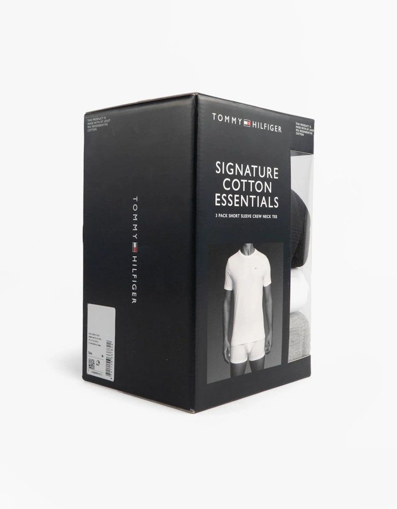 SS TEE Mens 3-Pack T-Shirts Multicoloured