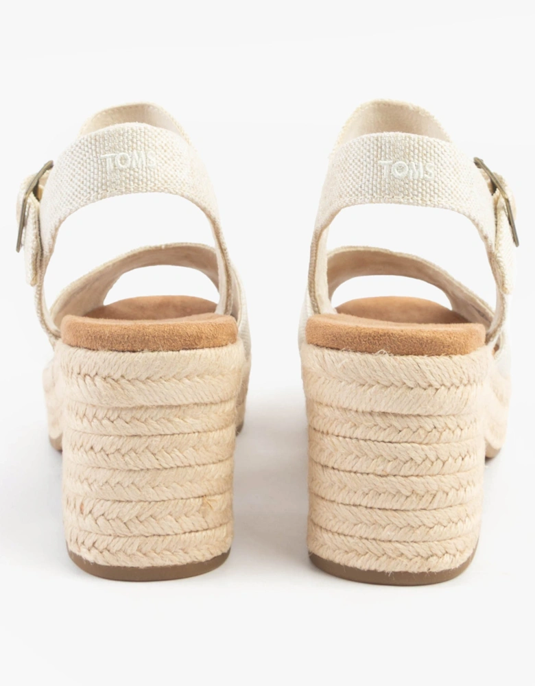 ISLA PEEP TOE Womens Sandals Natural