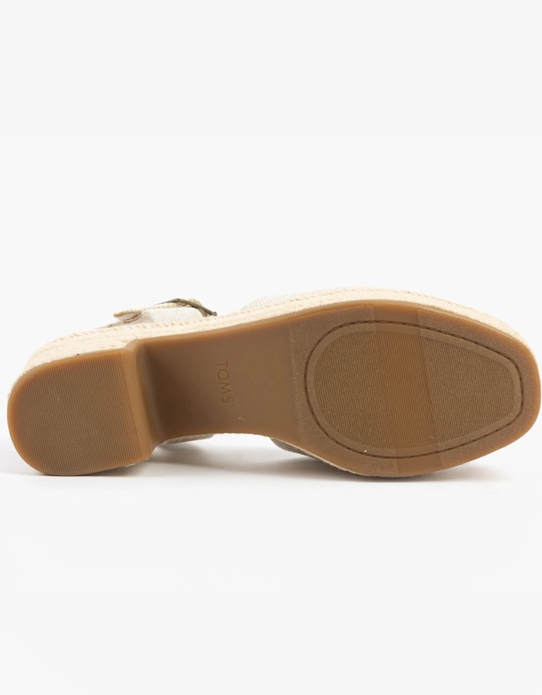 ISLA PEEP TOE Womens Sandals Natural