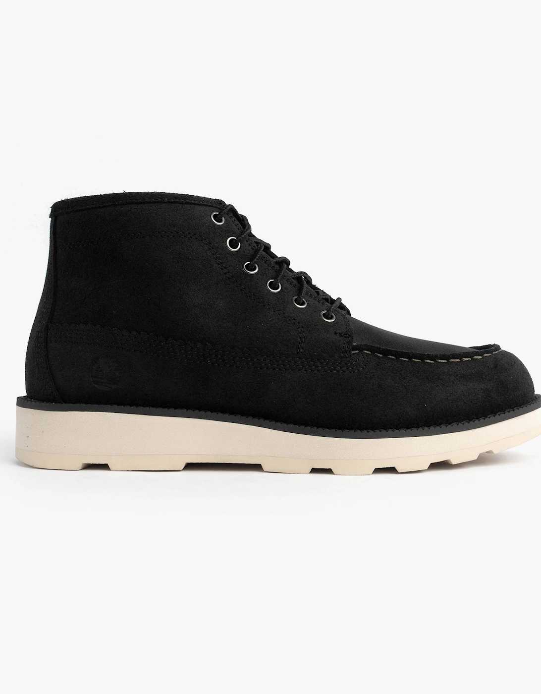 BRITTON MILLS MID Mens Chukka Boots Black Suede, 7 of 6