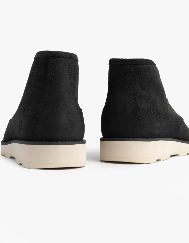 BRITTON MILLS MID Mens Chukka Boots Black Suede
