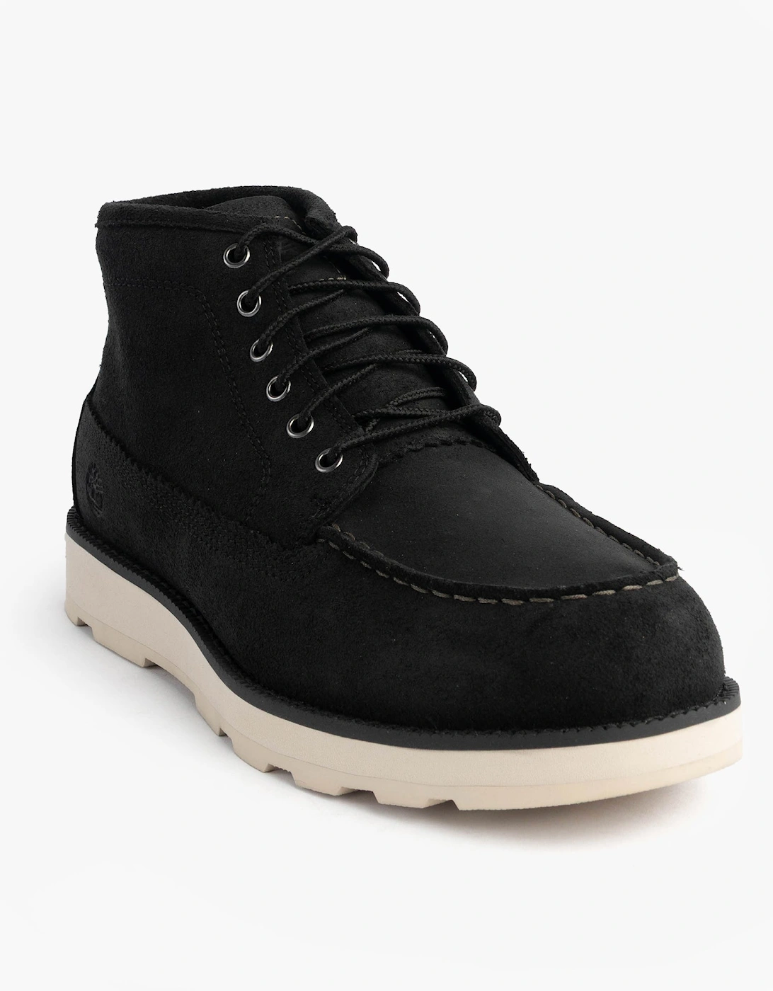 BRITTON MILLS MID Mens Chukka Boots Black Suede