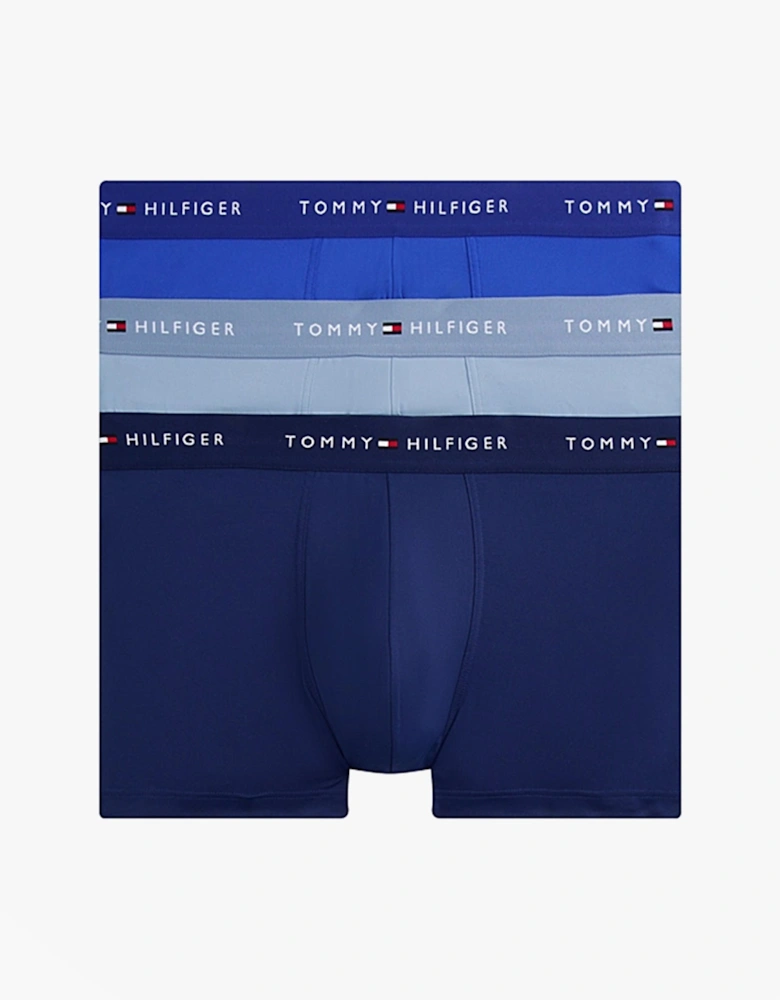 3-Pack Signature Mens Microfibre Trunks Multicoloured
