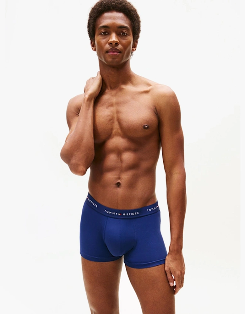 3-Pack Signature Mens Microfibre Trunks Multicoloured