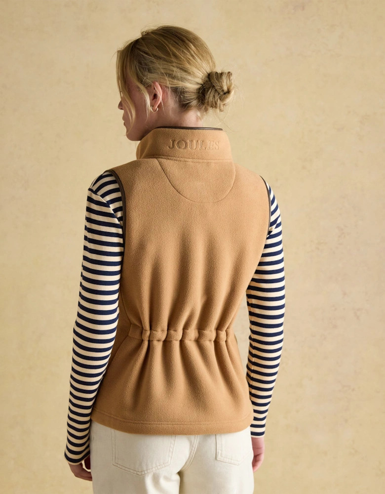 Heritage Tan Womens Regular Fleece Gilet