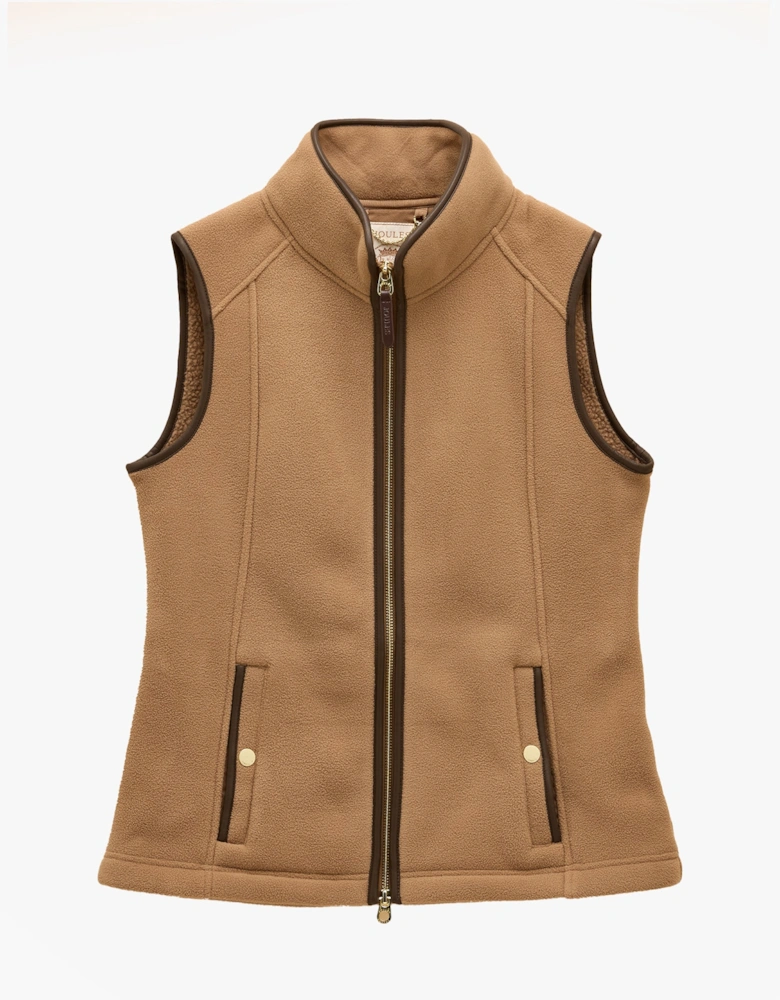 Heritage Tan Womens Regular Fleece Gilet