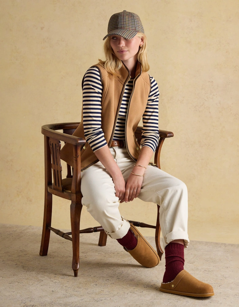 Heritage Tan Womens Regular Fleece Gilet