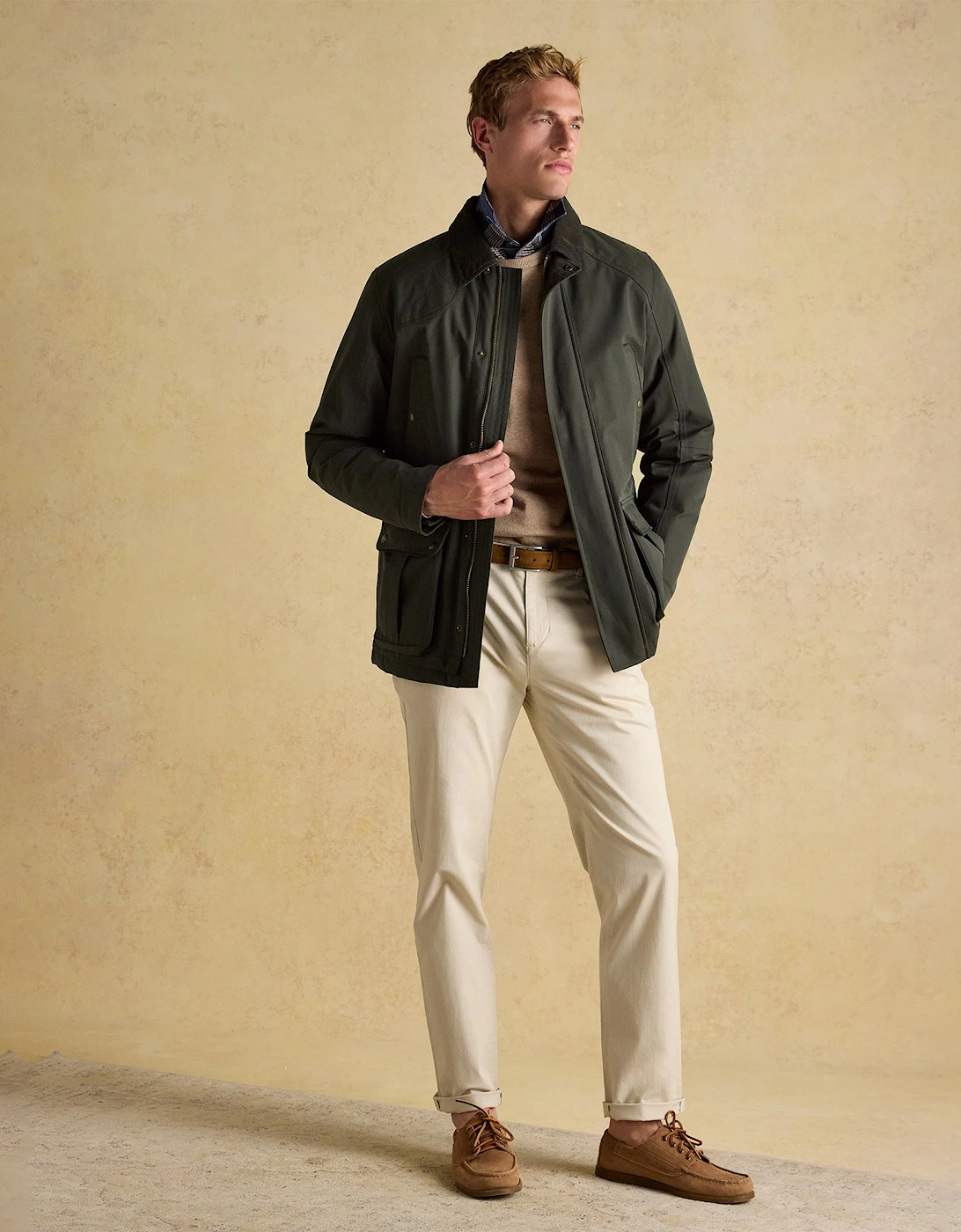 Farleigh Mens Waterproof Midweight Country Coat Green