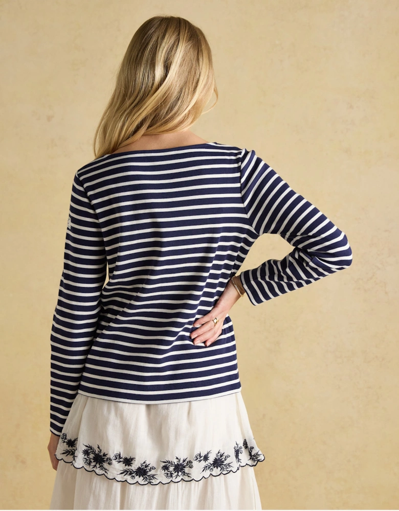 HARBOUR Women Top Navy/White Stripe
