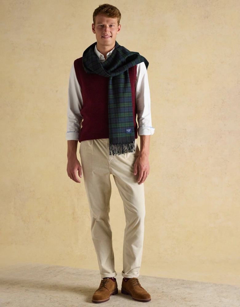 LANGTREE Mens Scarf Navy