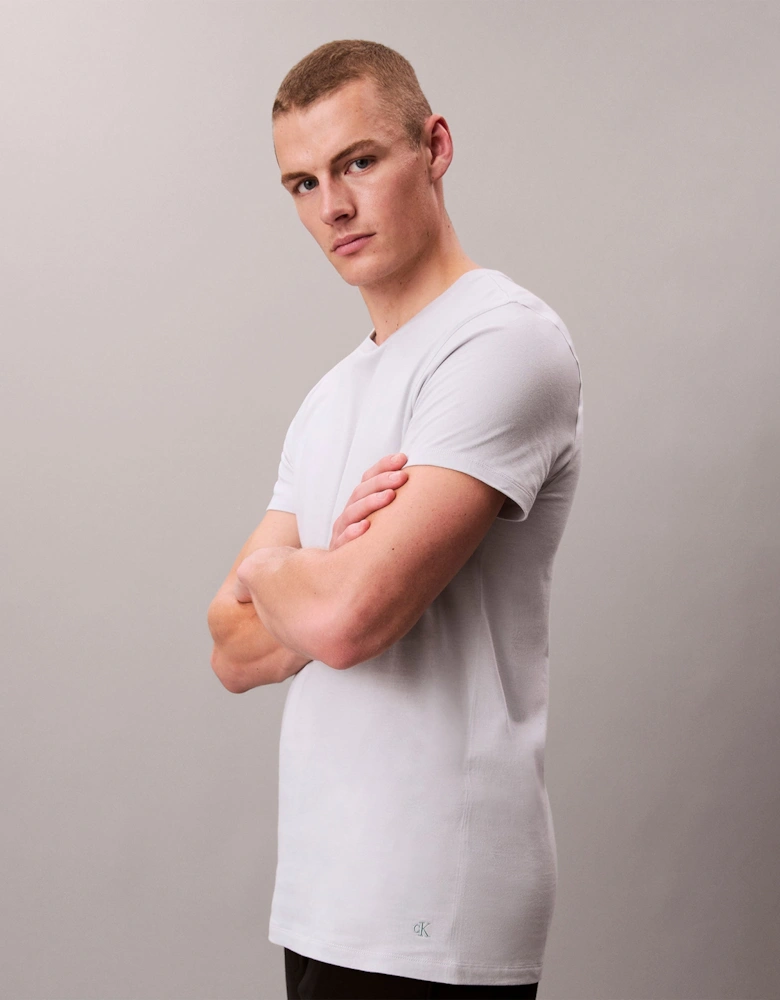 3 Pack Mens Crew neck T-Shirt Cotton Classics Multi Colour