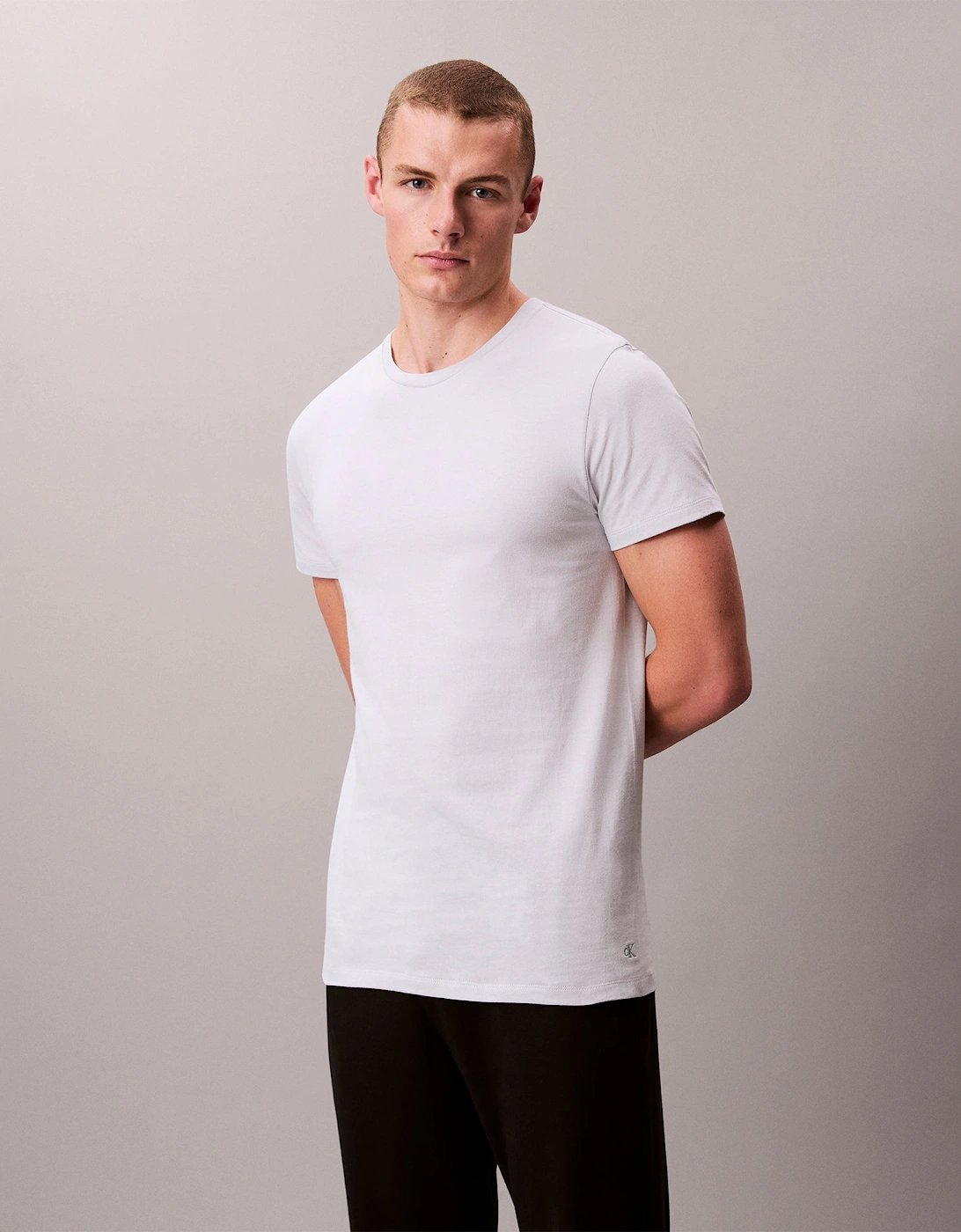 3 Pack Mens Crew neck T-Shirt Cotton Classics Multi Colour