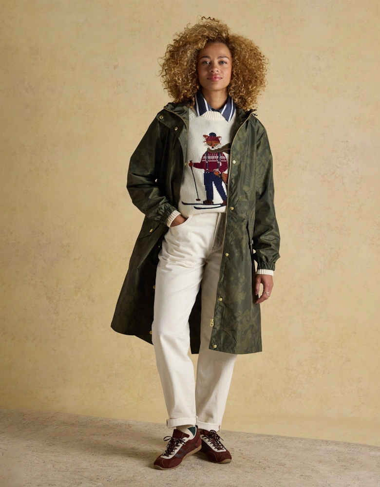 Holkham Waterproof Packable Raincoat With Hood Green