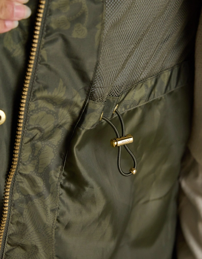 Holkham Waterproof Packable Raincoat With Hood Green