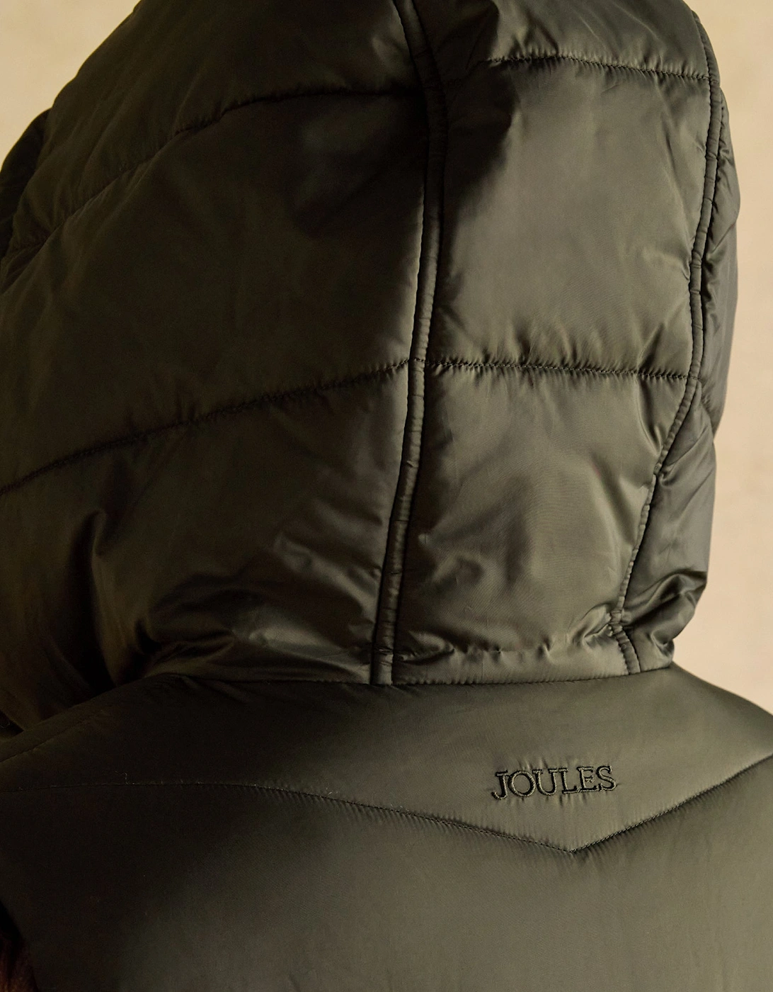 Moorsdale Womens Longline Showerproof Padded Gilet Green