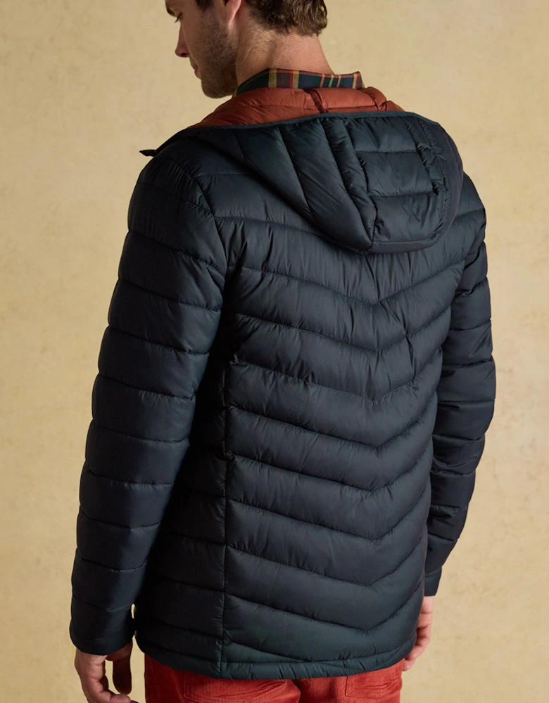 GARRETT Mens Showerproof Padded Jacket Navy