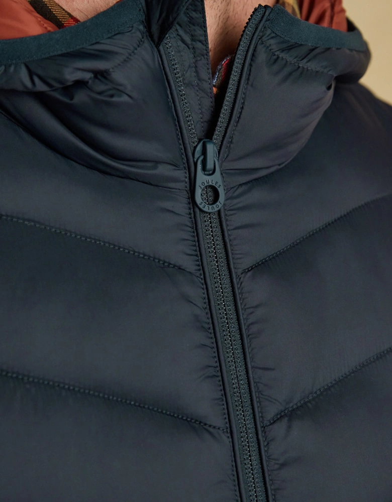 GARRETT Mens Showerproof Padded Jacket Navy