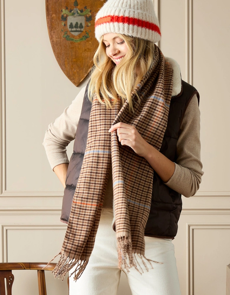 LANGTREE Womens Scarf Tan Brown
