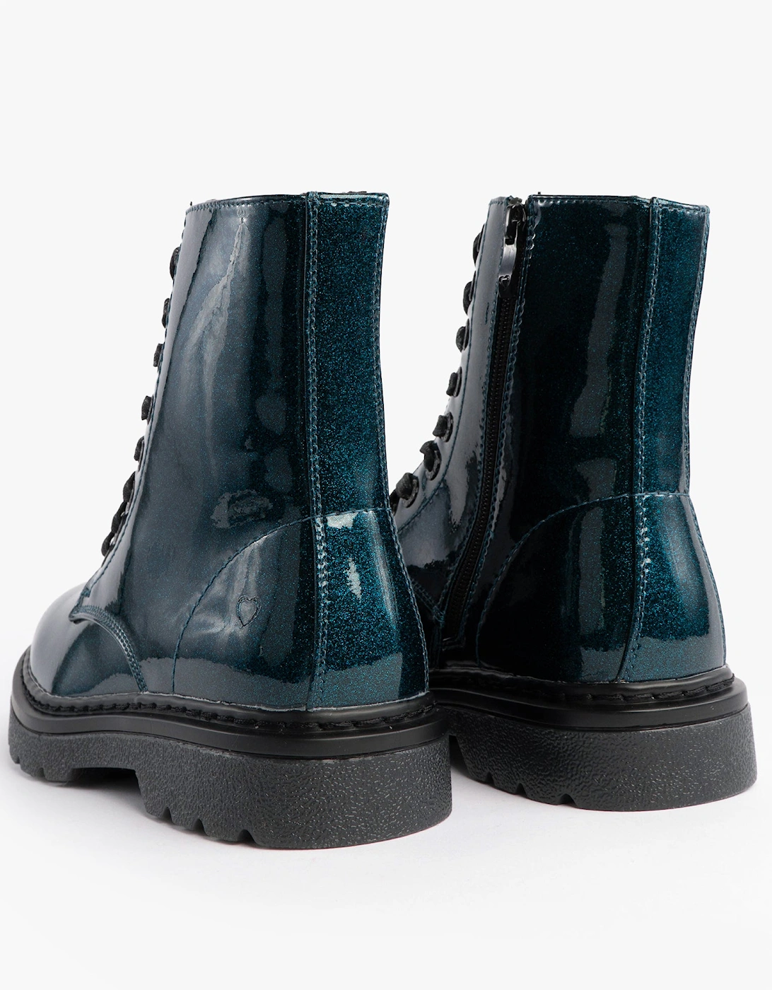 Heavenly Feet JUSTINA2 GLITTER Womens Ankle Boots Ocean Glitter
