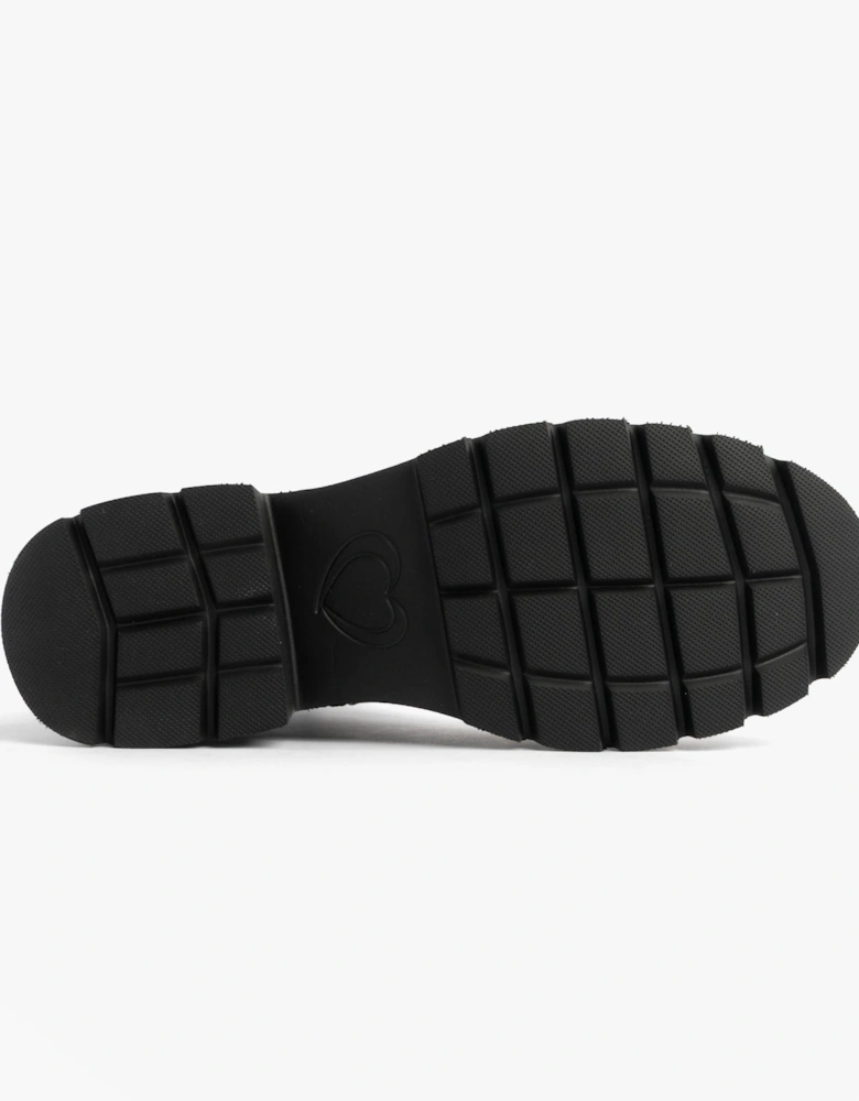 ZETA Womens Chelsea Boots Pewter Patent