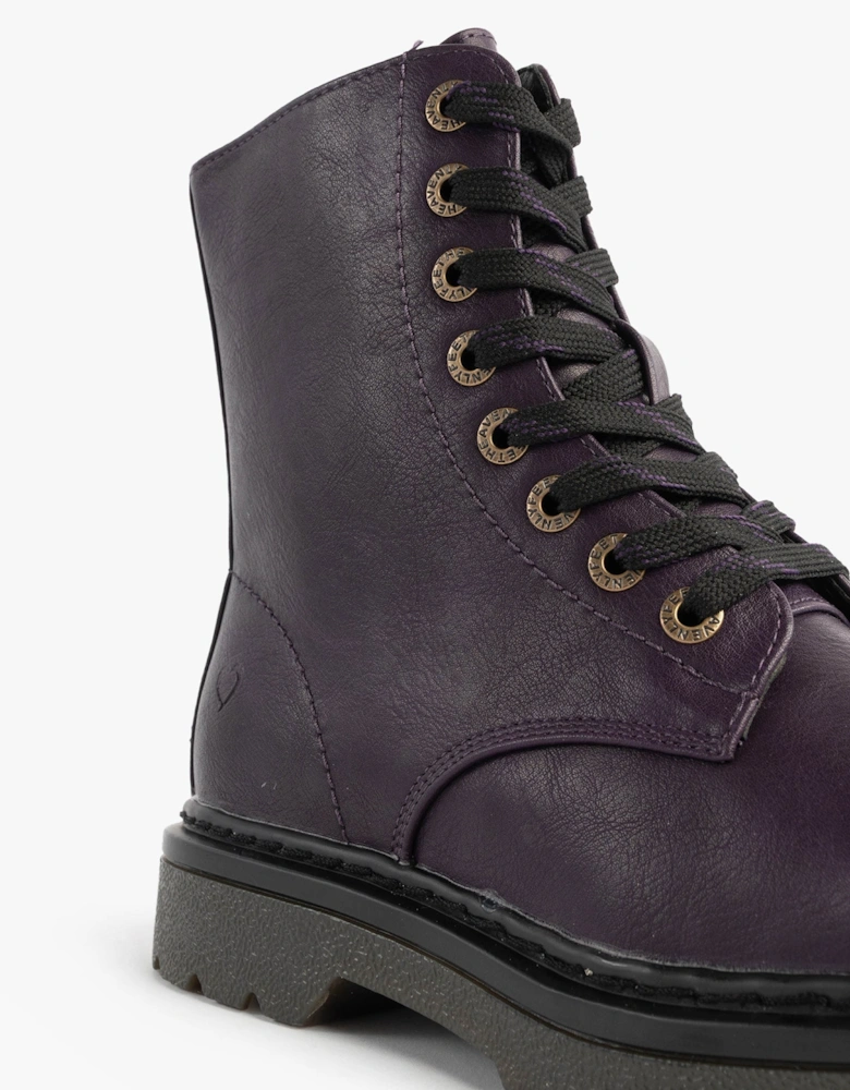 JUSTINA2 Womens Ankle Boots Purple