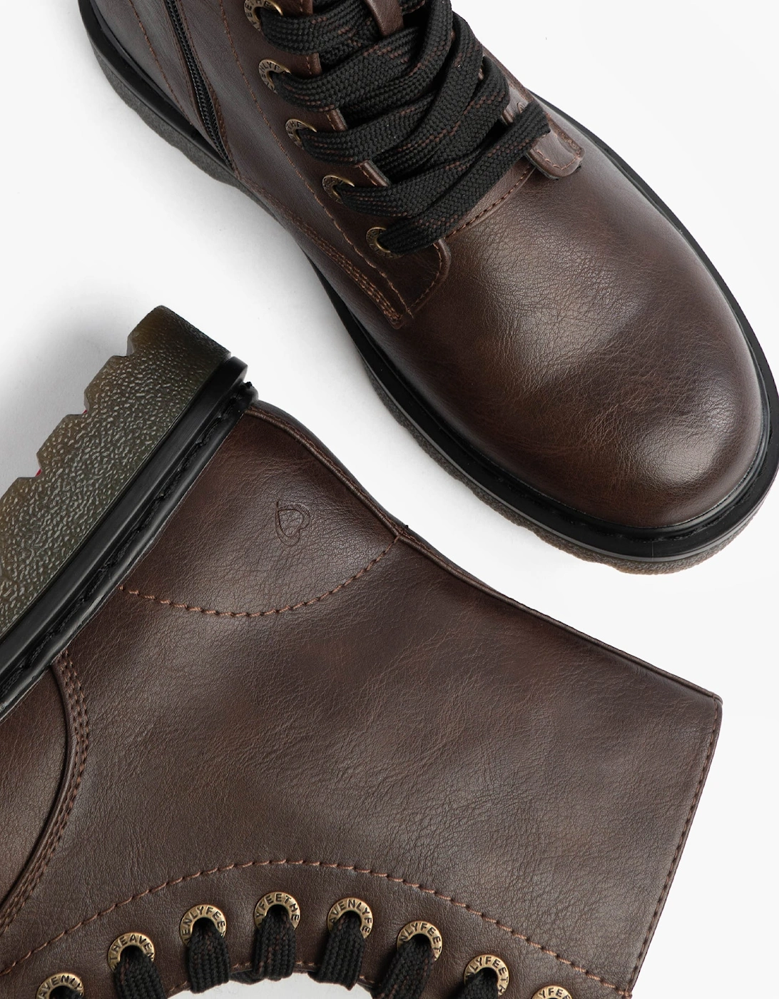JUSTINA2 Womens Ankle Boots Chocolate