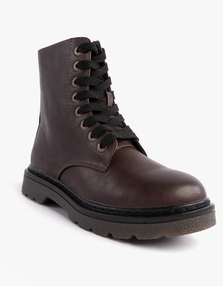 JUSTINA2 Womens Ankle Boots Chocolate
