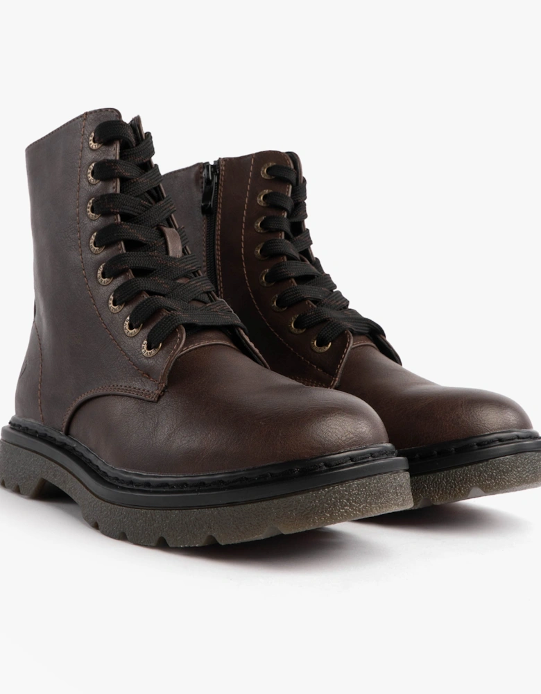 JUSTINA2 Womens Ankle Boots Chocolate