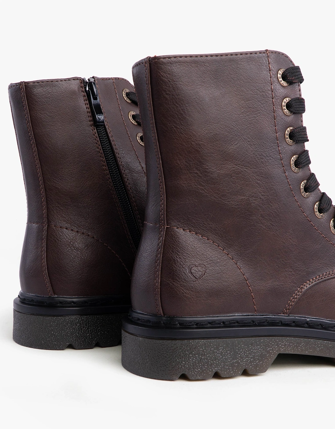 JUSTINA2 Womens Ankle Boots Chocolate