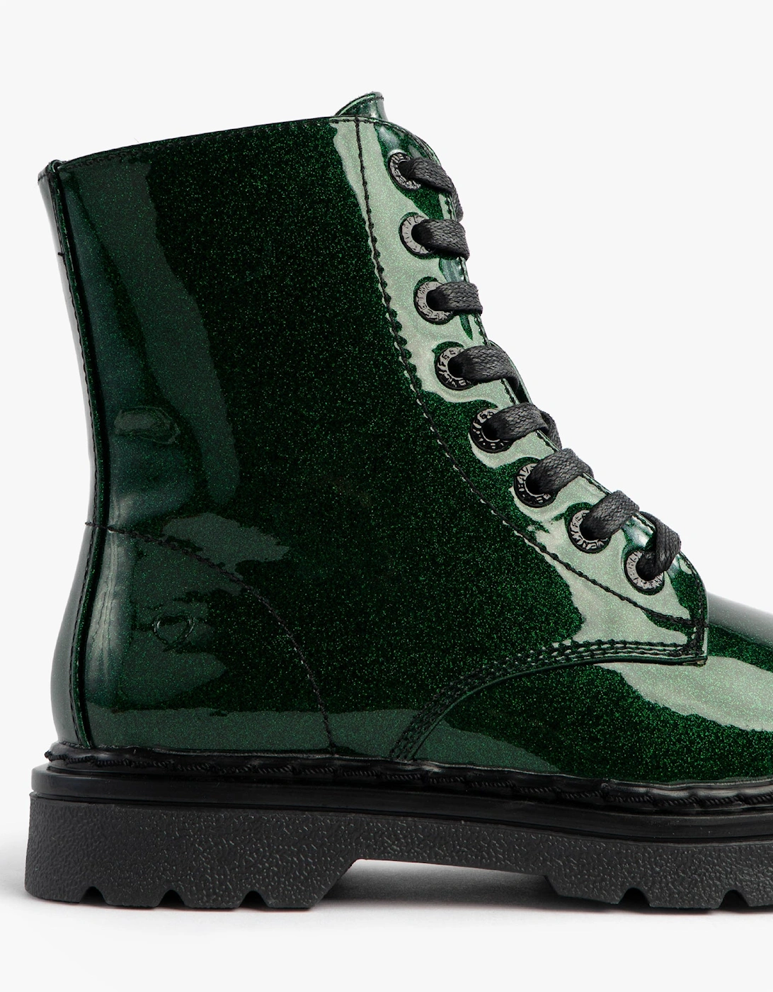 Heavenly Feet JUSTINA2 GLITTER Womens Ankle Boots Emerald Glitter