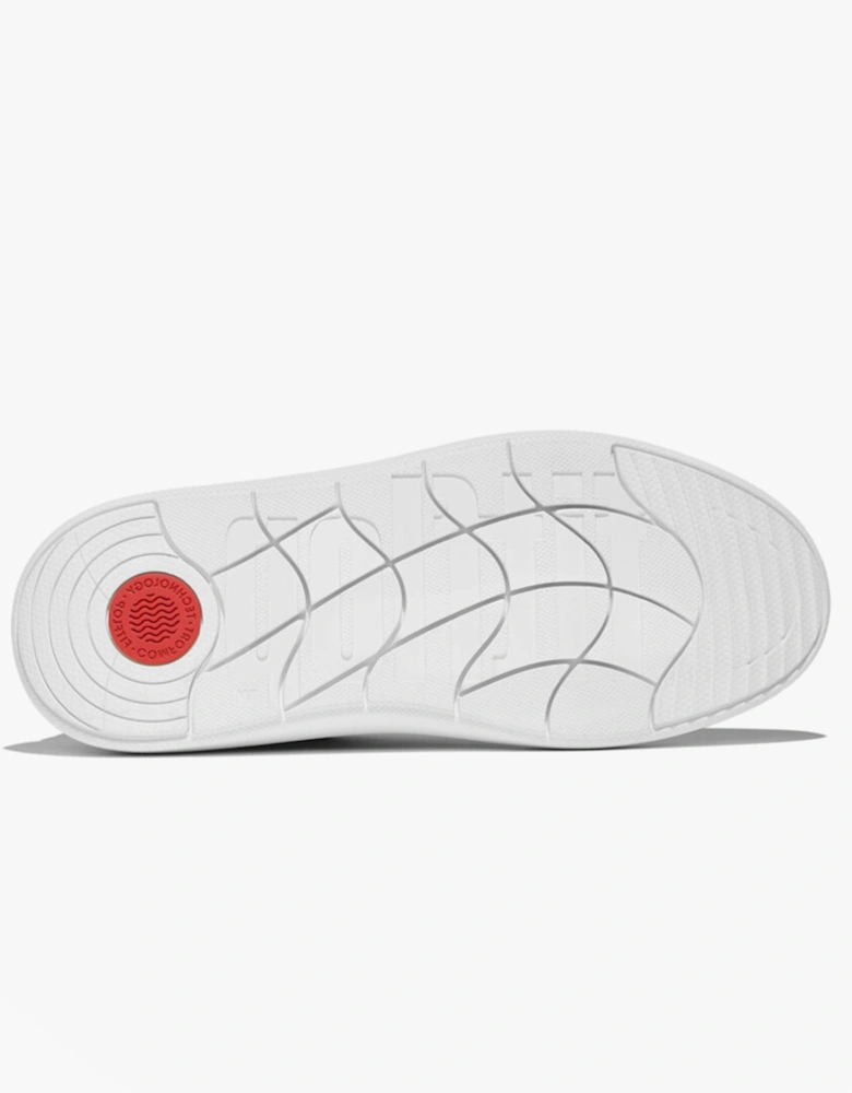 'Ready To Go' LEATHER LACELESS Ladies Sneakers Urban White
