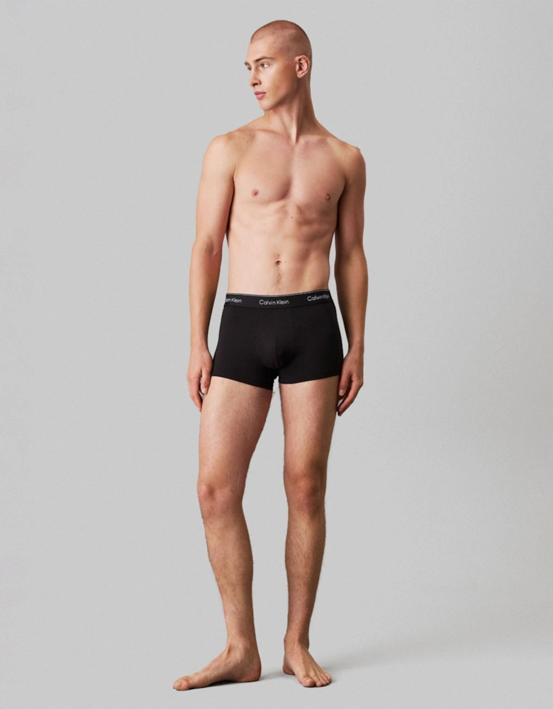 BOXER BRIEF Mens 5 Pack Microfibre Stretch Black