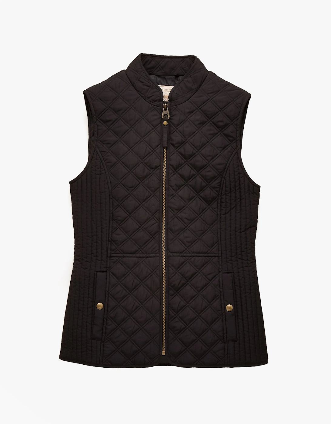 Minx Womens Showerproof Diamond Quilted Gilet Black, 7 of 6
