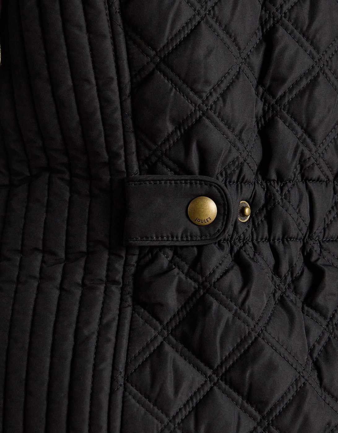 Minx Womens Showerproof Diamond Quilted Gilet Black