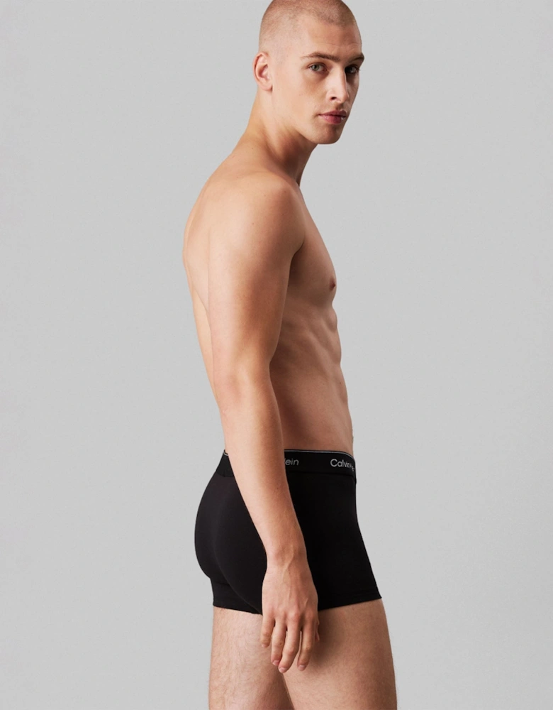BOXER BRIEF Mens 5 Pack Microfibre Stretch Black