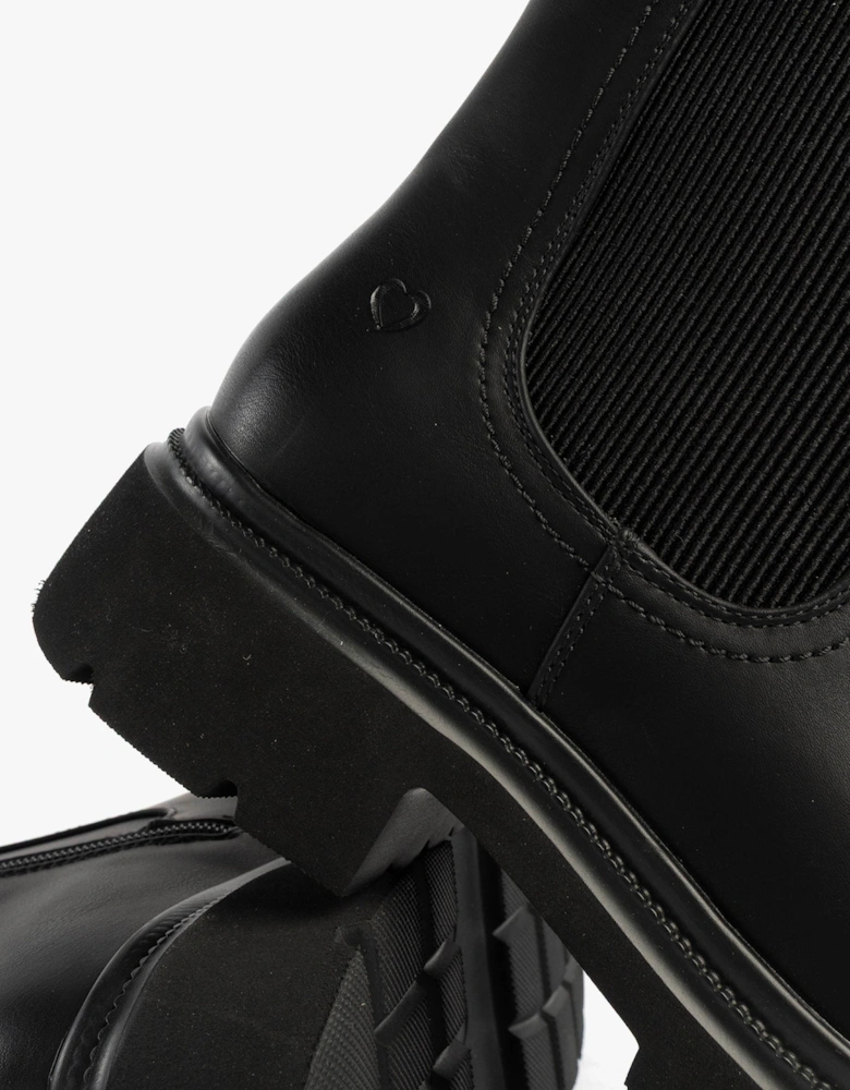 ZETA Womens Chelsea Boots Black
