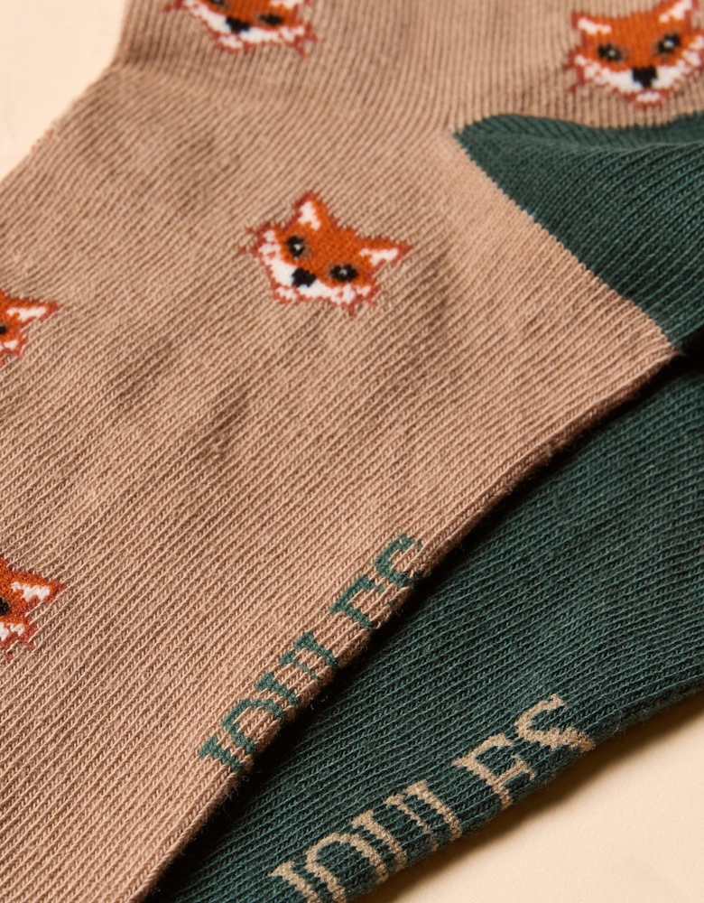 KINGSBURY Mens Socks Green/Orange
