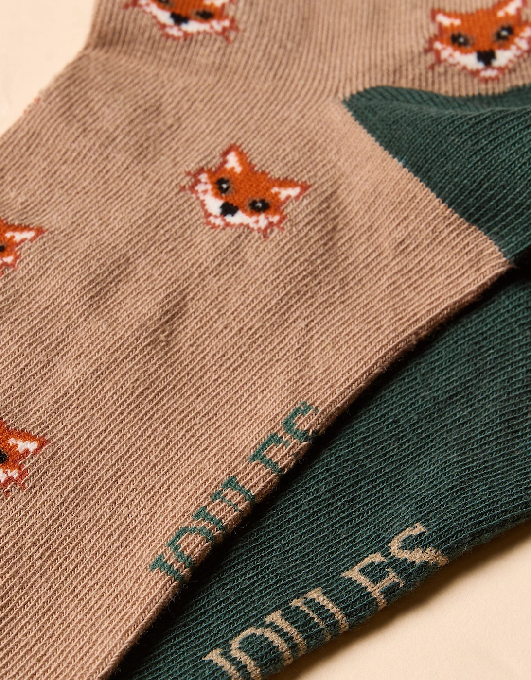 KINGSBURY Mens Socks Green/Orange