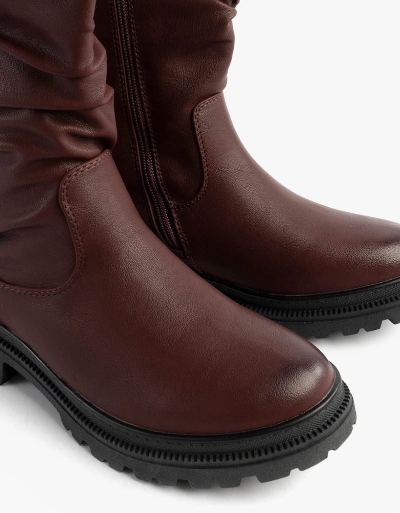 GRETEL Womens Boots Burgundy