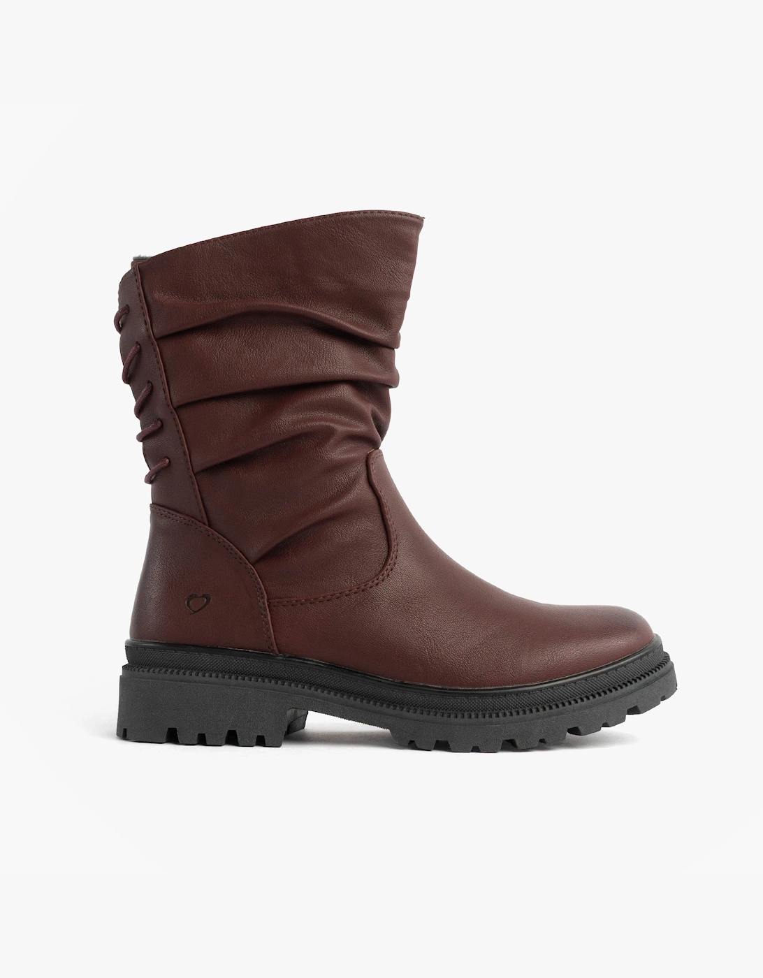 Heavenly Feet Women's Heavenly Feet GRETEL Womens Boots Burgundy - Red