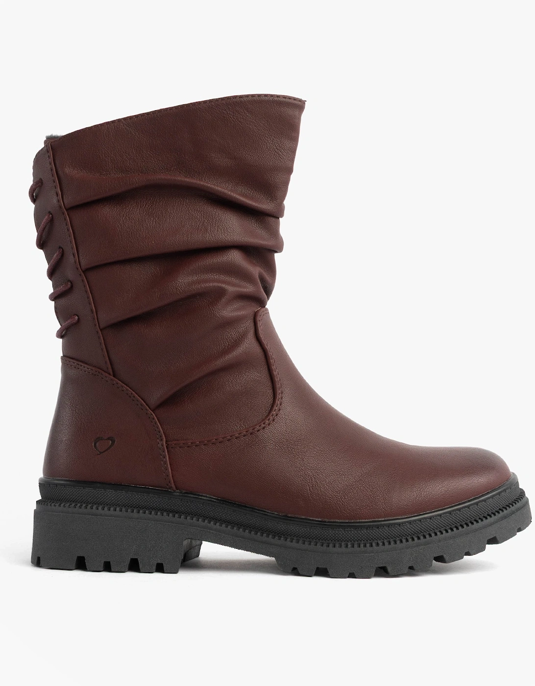 GRETEL Womens Boots Burgundy, 7 of 6