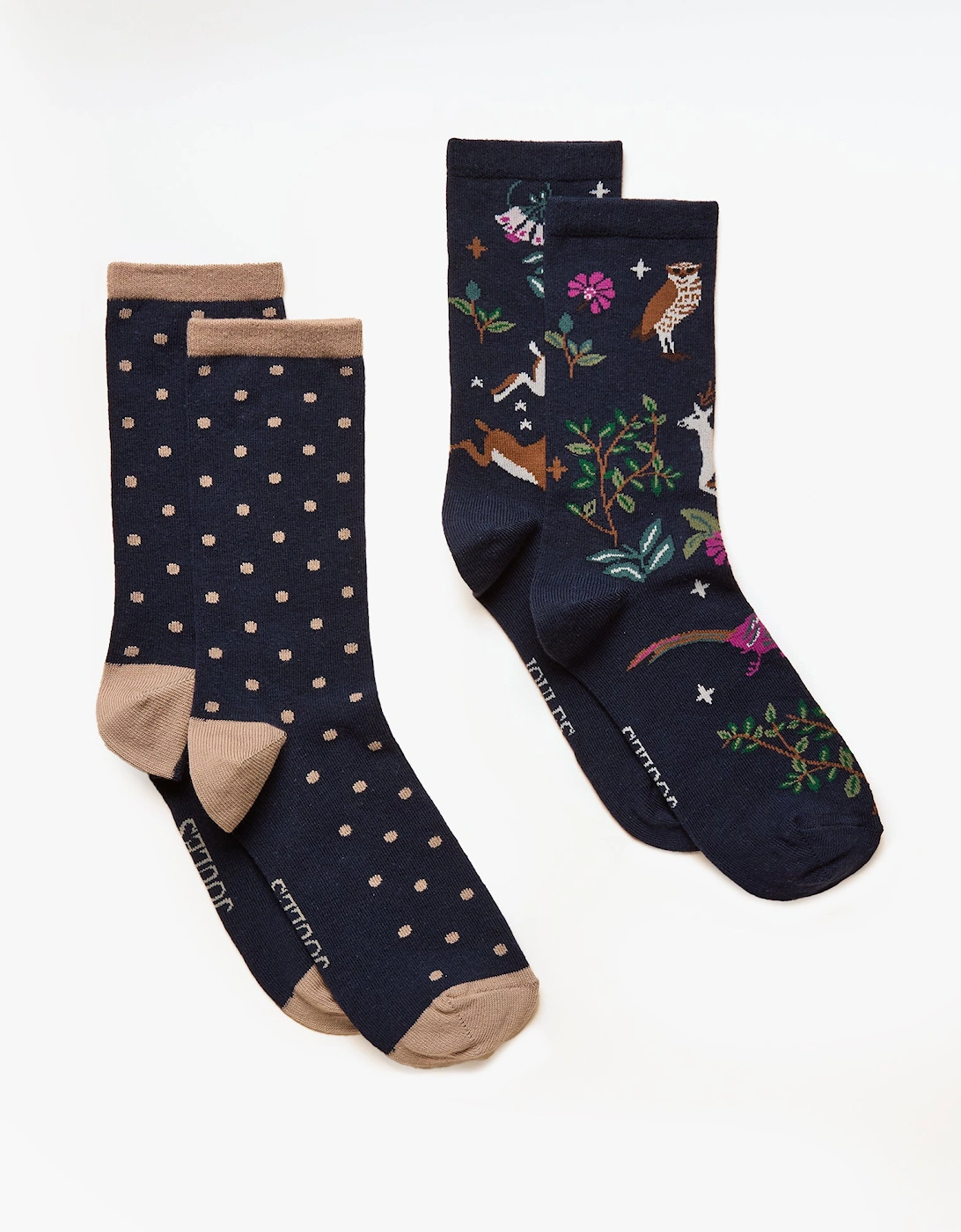Women's Joules EVERYDAY Womens Socks Multi Navy - Blue