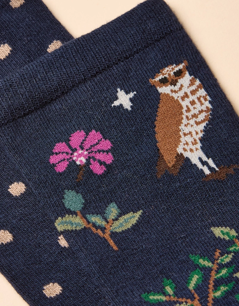 EVERYDAY Womens Socks Multi Navy