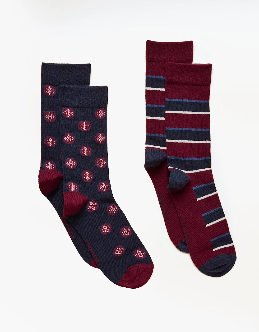 Joules Men's Blue Kingsbury Socks Navy