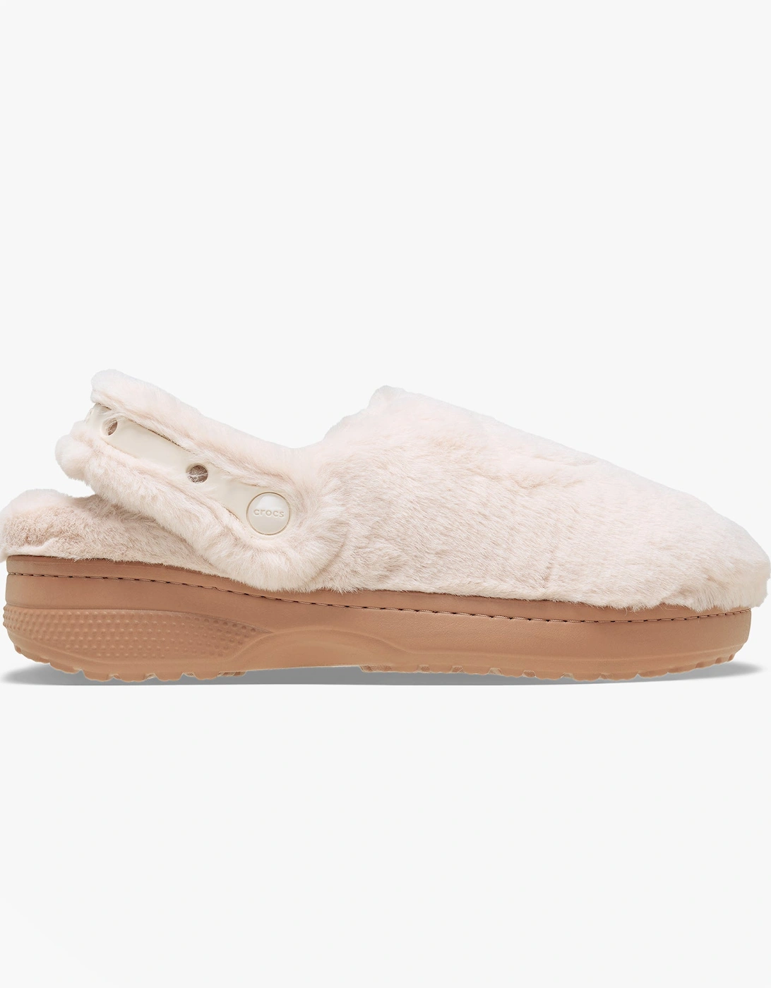 Women's Crocs CLASSIC UNFURGETTABLE Womens Clogs Quartz - Tan - Size: MEN s uk 5 / women s uk 6