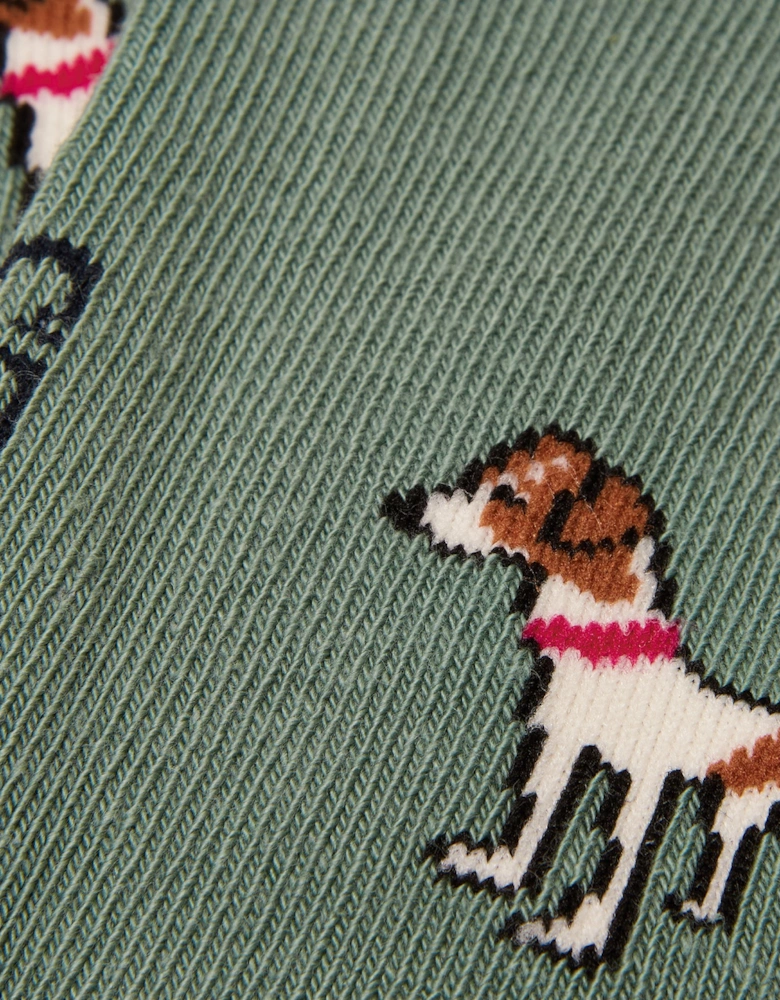 EVERYDAY Womens Socks Green/Blue