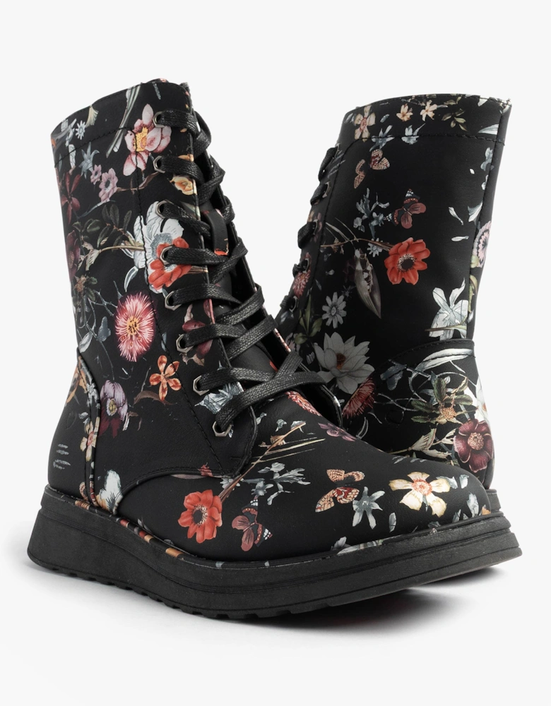 MARTINA4 PRINT FANTASY Womens Ankle Boots Black