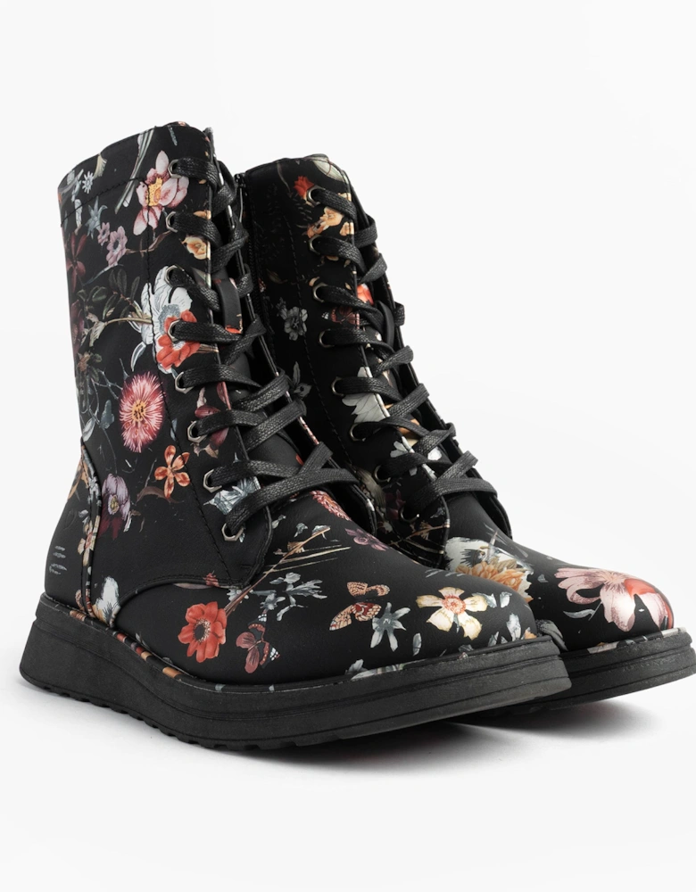 MARTINA4 PRINT FANTASY Womens Ankle Boots Black