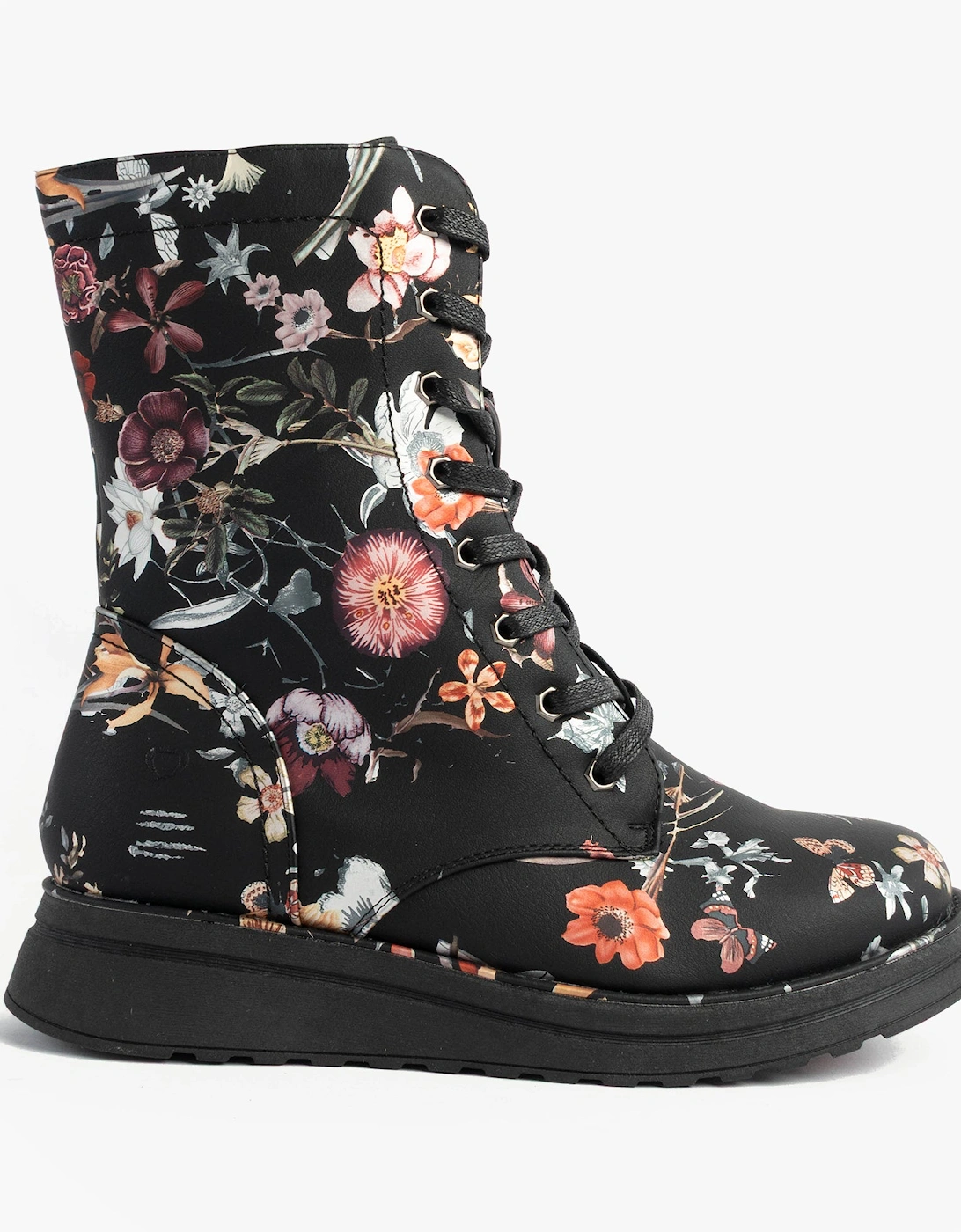 MARTINA4 PRINT FANTASY Womens Ankle Boots Black, 7 of 6