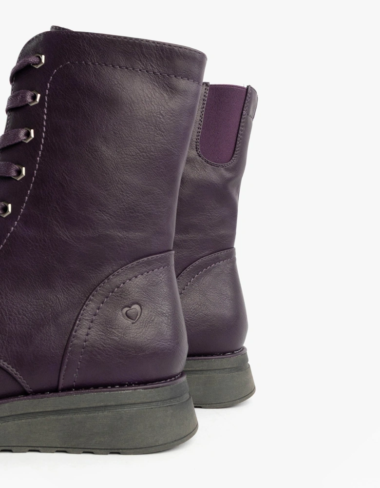 MARTINA4 Womens Ankle Boots Purple